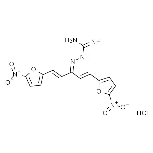 2-(-1,5-双(5-硝基呋喃-2-基)戊烷-1,4-二烯-3-亚基)肼甲酰胺盐酸盐