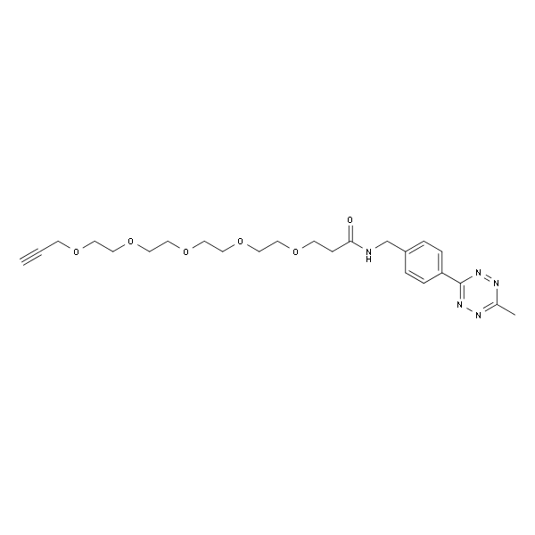 Methyltetrazine-amido-PEG5-alkyne