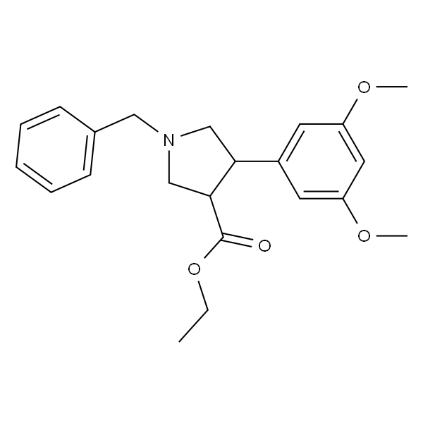 反式-1-苄基-4-（3，5-二甲氧基苯基）吡咯烷-3-羧酸乙酯