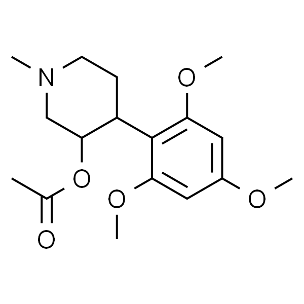 1-methyl-4-(2,4,6-trimethoxyphenyl)piperidin-3-yl acetate