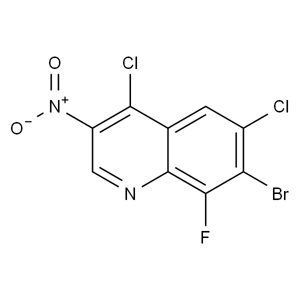 7-溴-4,6-二氯-8-氟-3-硝基喹啉
