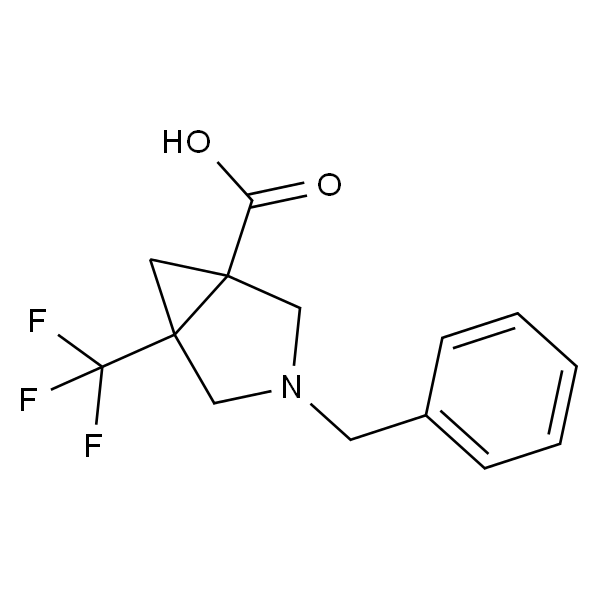 3-苄基-5-(三氟甲基)-3-氮杂双环[3.1.0]己烷-1-羧酸