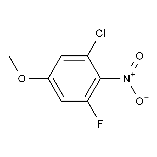 1-氯-3-氟-5-甲氧基-2-硝基苯