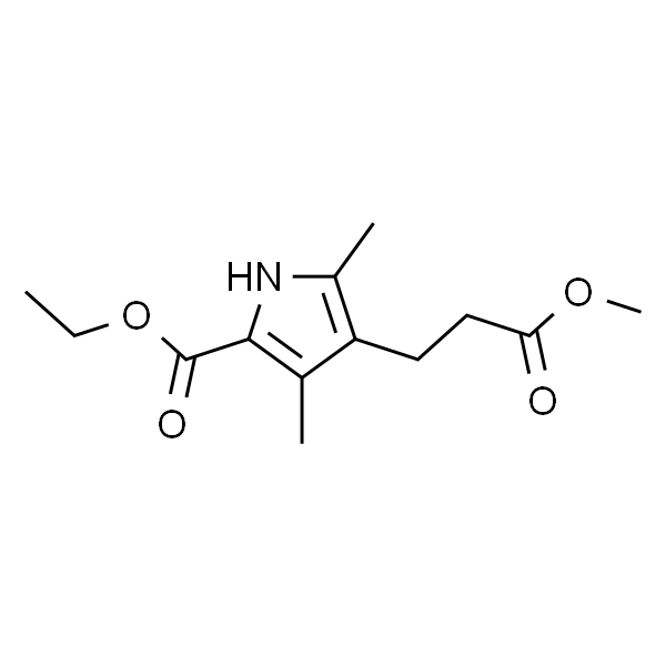 4-(3-甲氧基-3-氧代丙基)-3,5-二甲基-1H-吡咯-2-羧酸乙酯