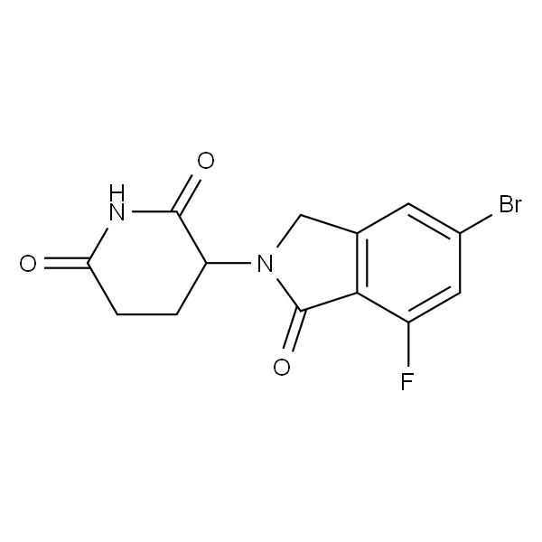 3-(5-溴-7-氟-1-氧代异吲哚啉-2-基)哌啶-2,6-二酮