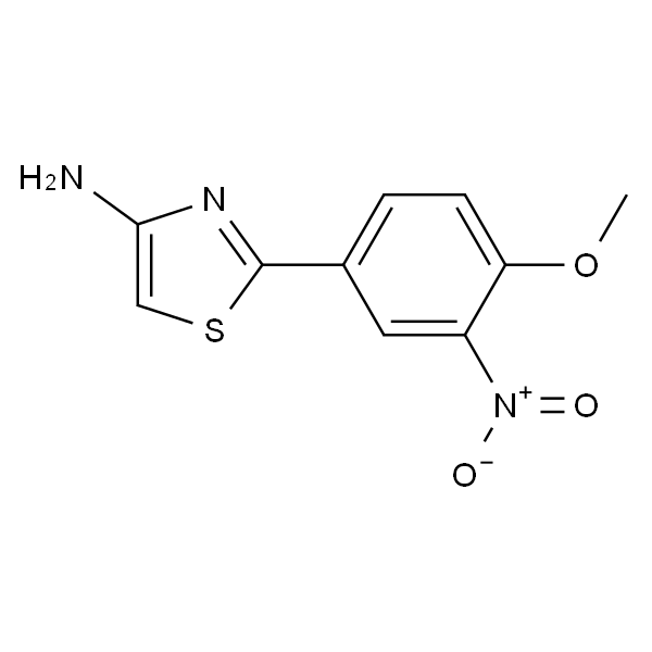 2-(4-甲氧基-3-硝基苯基)噻唑-4-胺