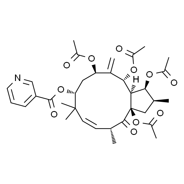 3,5,7,15-Tetraacetoxy-9-nicotin