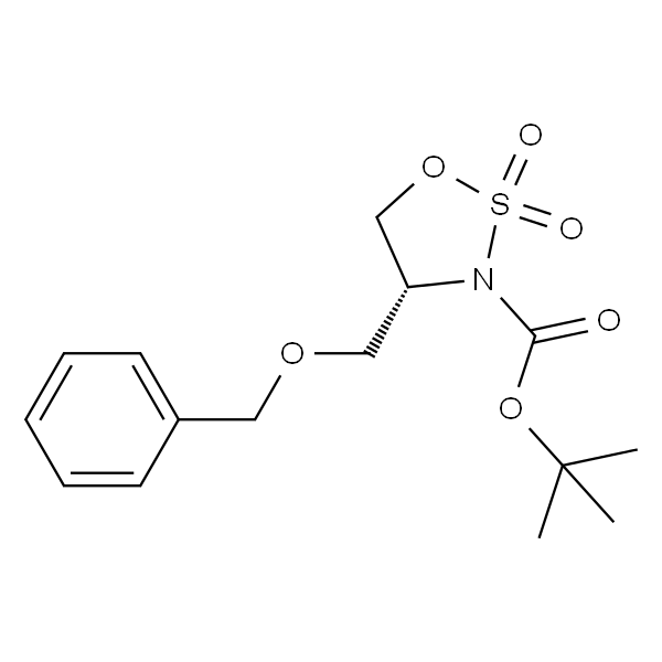 (R)-4-((苄氧基)甲基)-1,2,3-噁硫唑烷-3-羧酸叔丁酯2,2-二氧化物