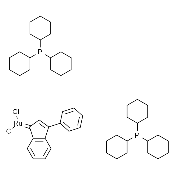 Bis(tricyclohexylphosphine)-3-phenyl-1H-inden-1-ylideneruthenium(II) dichloride