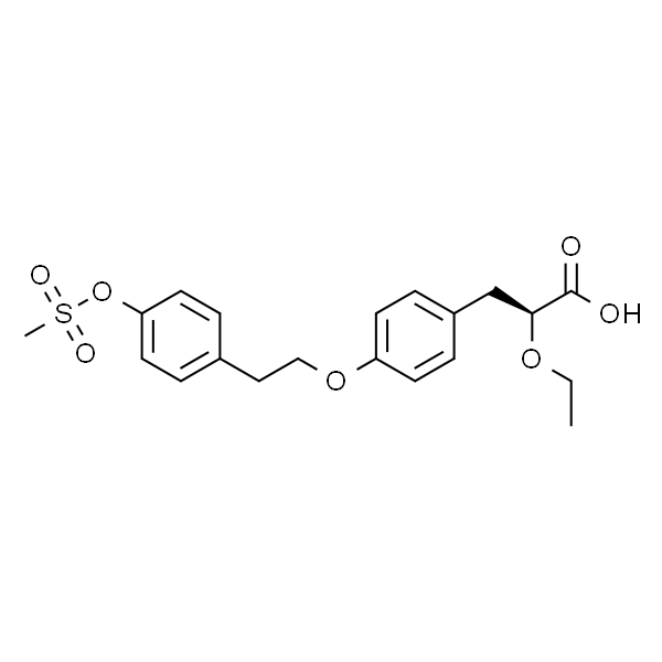 (S)-2-乙氧基-3-{4-[2-(4-甲磺酰基苯基)-乙氧基-苯基]-丙酸