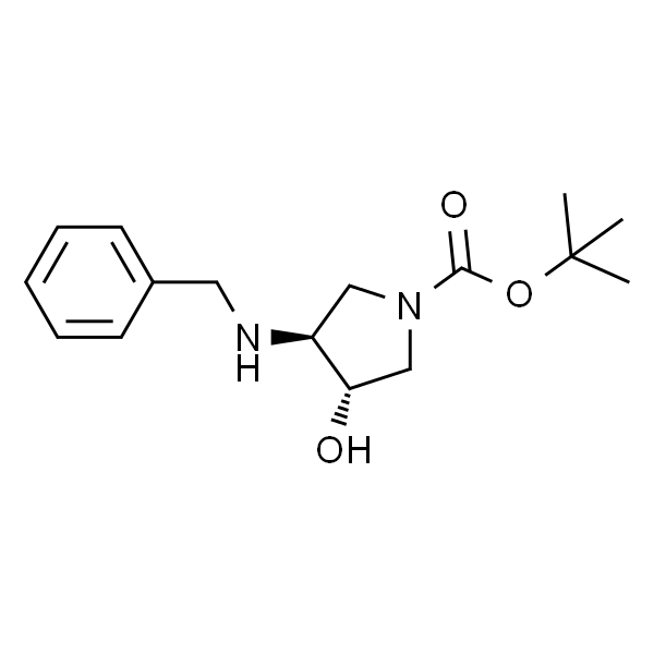 (3S,4S)-3-(苄氨基)-4-羟基吡咯烷-1-甲酸叔丁酯
