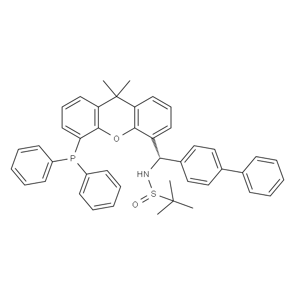 (S)-N-((S)-[1,1'-联苯]-4-基(5-(二苯基膦基)-9,9-二甲基-9H-黄原-4-基)甲基)-2-甲基丙烷-2-硫酰胺