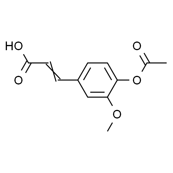 3-(4-乙酰氧基-3-甲氧基苯基)丙烯酸