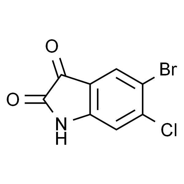 5-溴-6-氯-1H-吲哚-2,3-二酮