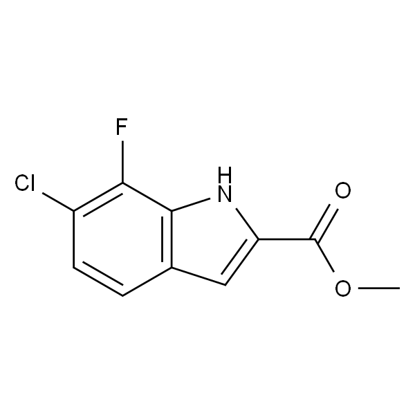 6-氯-7-氟-1H-吲哚-2-羧酸甲酯
