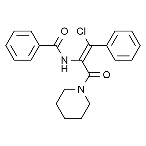 (Z)-N-哌啶基-2-苯甲酰胺基-3-氯-3-苯基-2-丙烯酰胺