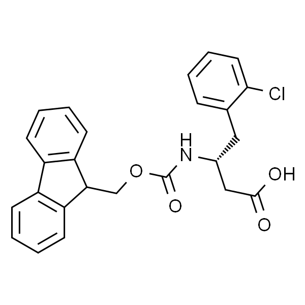 (R)-3-((((9H-芴-9-基)甲氧基)羰基)氨基)-4-(2-氯苯基)丁酸
