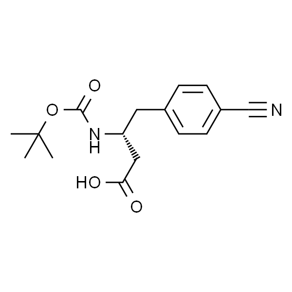 (R)-3-((叔丁氧羰基)氨基)-4-(4-氰基苯基)丁酸