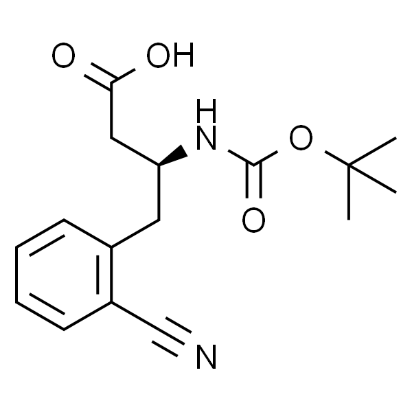 Boc-(S)-3-氨基-4-(2-氰基-苯基)-丁酸