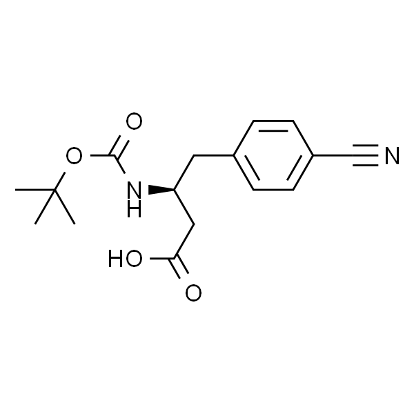 (S)-3-((叔丁氧羰基)氨基)-4-(4-氰基苯基)丁酸