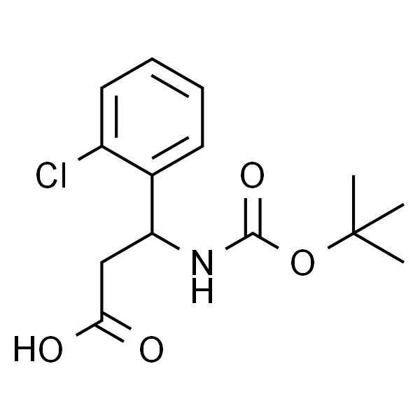 3-((叔丁氧羰基)氨基)-3-(2-氯苯基)丙酸