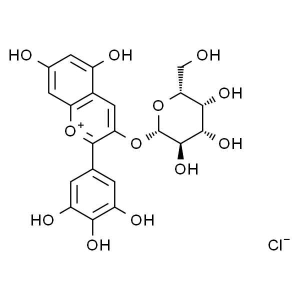 氯化飞燕草素-3-O-半乳糖苷