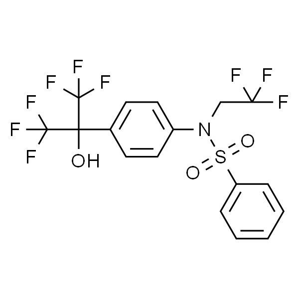 N-(4-(1,1,1,3,3,3-六氟-2-羟基丙-2-基)苯基)-N-(2,2,2-三氟乙基)苯磺酰胺