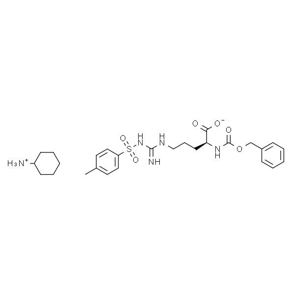 N5-[亚氨基[[(4-甲基苯基)磺酰基]氨基]甲基]-N2-[苄氧羰基]-L-鸟氨酸环己胺盐