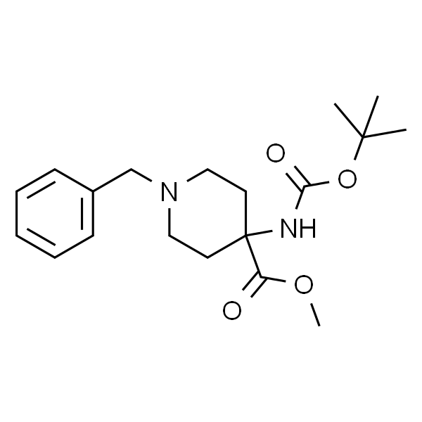 1-苄基-4-(Boc-氨基)哌啶-4-甲酸甲酯