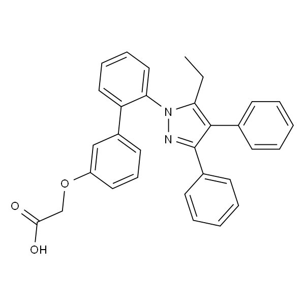 2-(5-乙基-3,4-二苯基-吡唑-1-基)-联苯-3-基氧基]乙酸