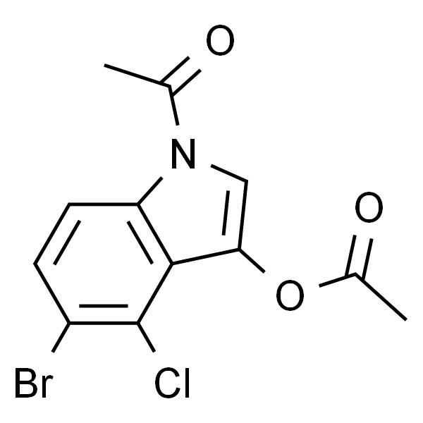 1-乙酰基-5-溴-4-氯吲哚-3-乙酸酯