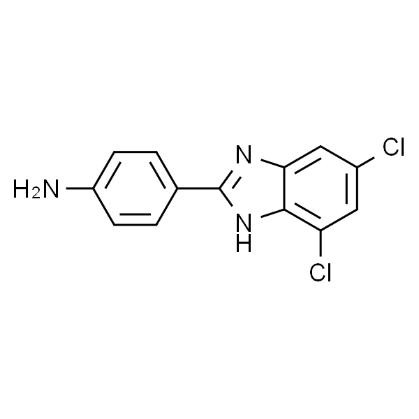4-(5,7-二氯-1H-苯并[d]咪唑-2-基)苯胺