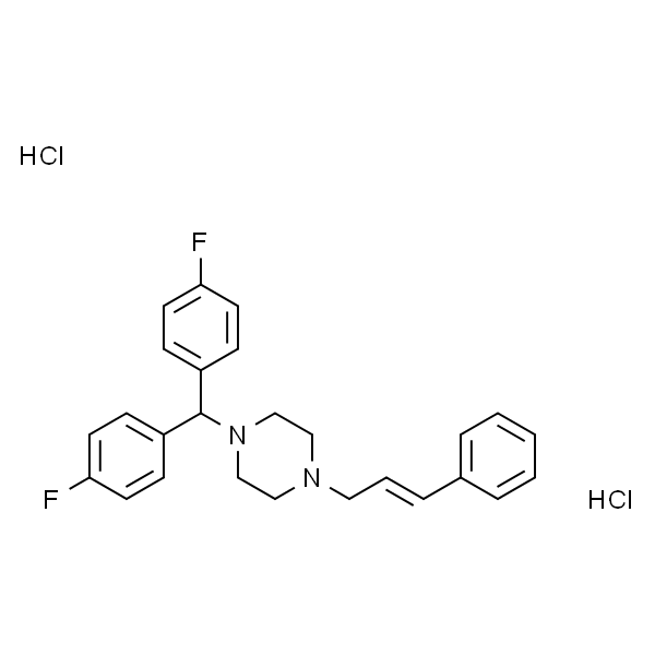 1-(双(4-氟苯基)甲基)-4-肉桂基哌嗪二盐酸盐