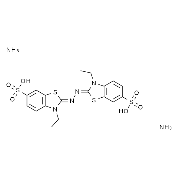 ABTS[=2,2'-联氮基双-(3-乙基苯并噻唑啉-6-磺酸)二氨盐[用于氯的分光光度yabo官网手机版
和酶免疫测定中的产色反应物]