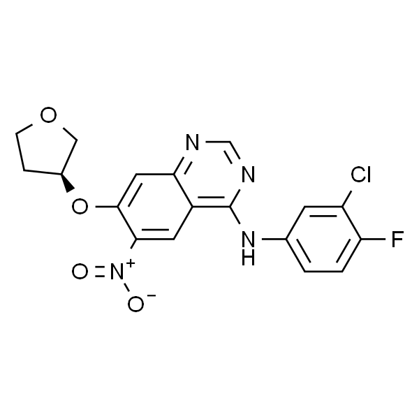 (S)-N-(3-氯-4-氟苯基)-6-硝基-7-((四氢呋喃-3-基)氧基)喹唑啉-4-胺