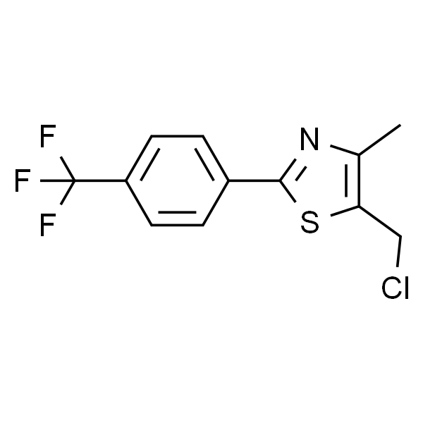 5-(氯甲基)-4-甲基-2-[4-(三氟甲基)苯基]-1,3-噻唑