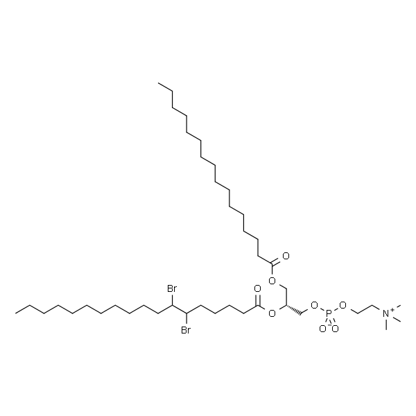 1-palmitoyl-2-(6,7-dibromo)stearoyl-sn-glycero-3-phosphocholine