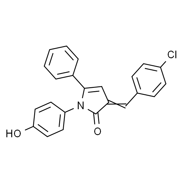 3-(4-氯亚苄基)-1-(4-羟苯基)-5-苯基-1H-吡咯-2(3H)-酮