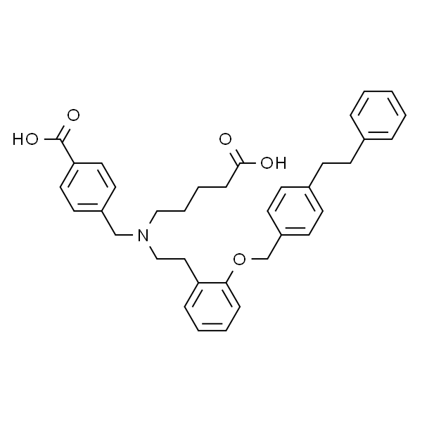 4-(((4-羧丁基)(2((4-苯乙基苄基)氧基)苯乙基)氨基)甲基)苯甲酸