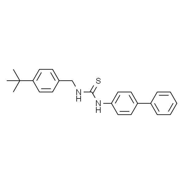 1-(Biphenyl-4-yl)-3-(4-tert-butylbenzyl)thiourea