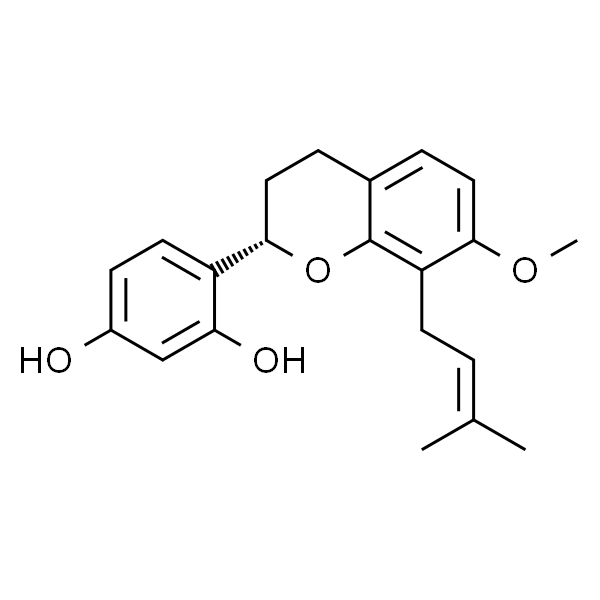 2',4'-Dihydroxy-7-methoxy-8-prenylflavan