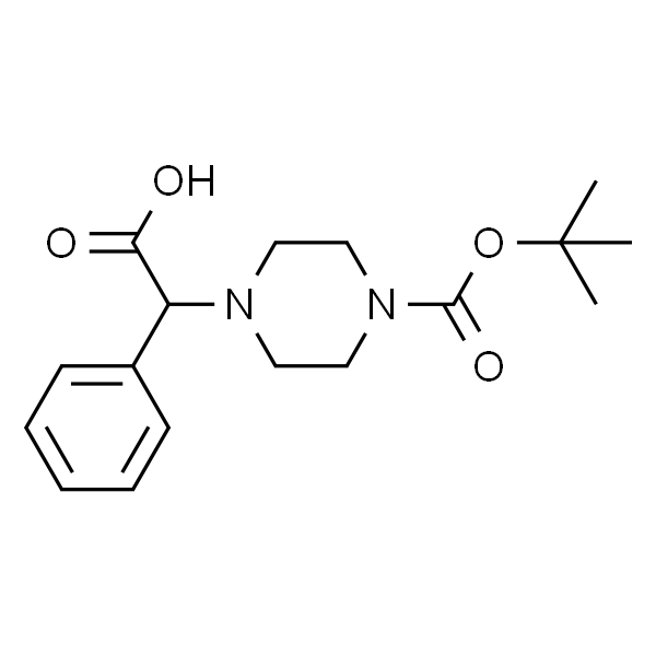 2-(4-boc-piperazinyl)-2-phenylacetic acid