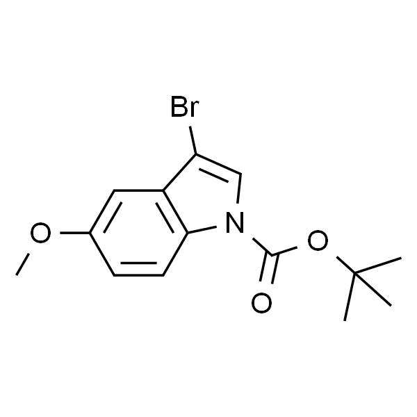 3-溴-5-甲氧基吲哚-1-羧酸叔丁酯