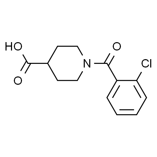 1-(2-氯苯甲酰基)哌啶-4-羧酸