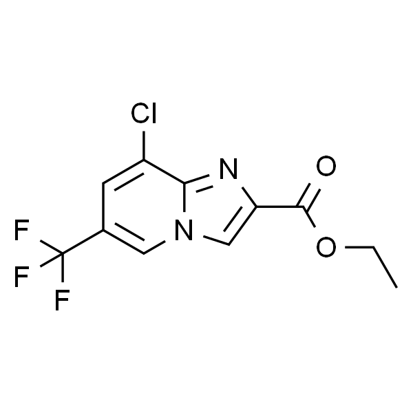 乙基8-氯-6-(三氟甲基)咪唑并[1,2-a]吡啶-2-羧酸酯