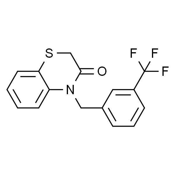 4-[[3-(三氟甲基)苯基]甲基]-2H-1,4-苯并噻嗪-3(4H)-酮