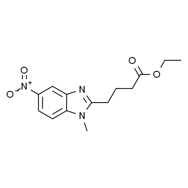 1-甲基-5-硝基-1H-苯并咪唑-2-丁酸乙酯