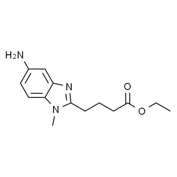 5-氨基-1-甲基-1H-苯并咪唑-2-丁酸乙酯