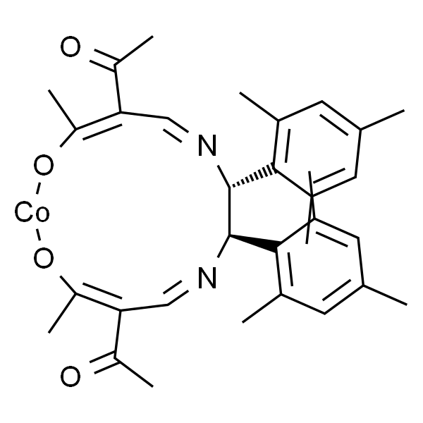 (1R,2R)-N,N'-双(2-乙酰-3-氧代-2-亚丁烯基)-1,2-二均三甲苯基乙二胺合钴(II)