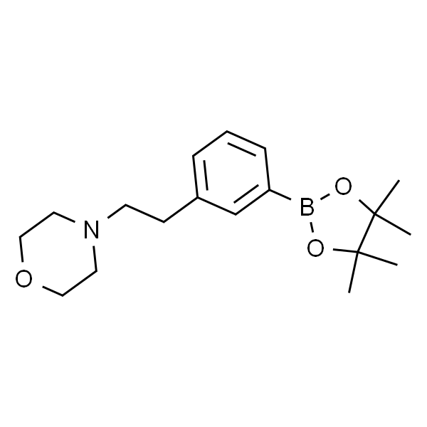4-(3-(4,4,5,5-四甲基-1,3,2-二氧杂硼烷-2-基)苯乙基)吗啉